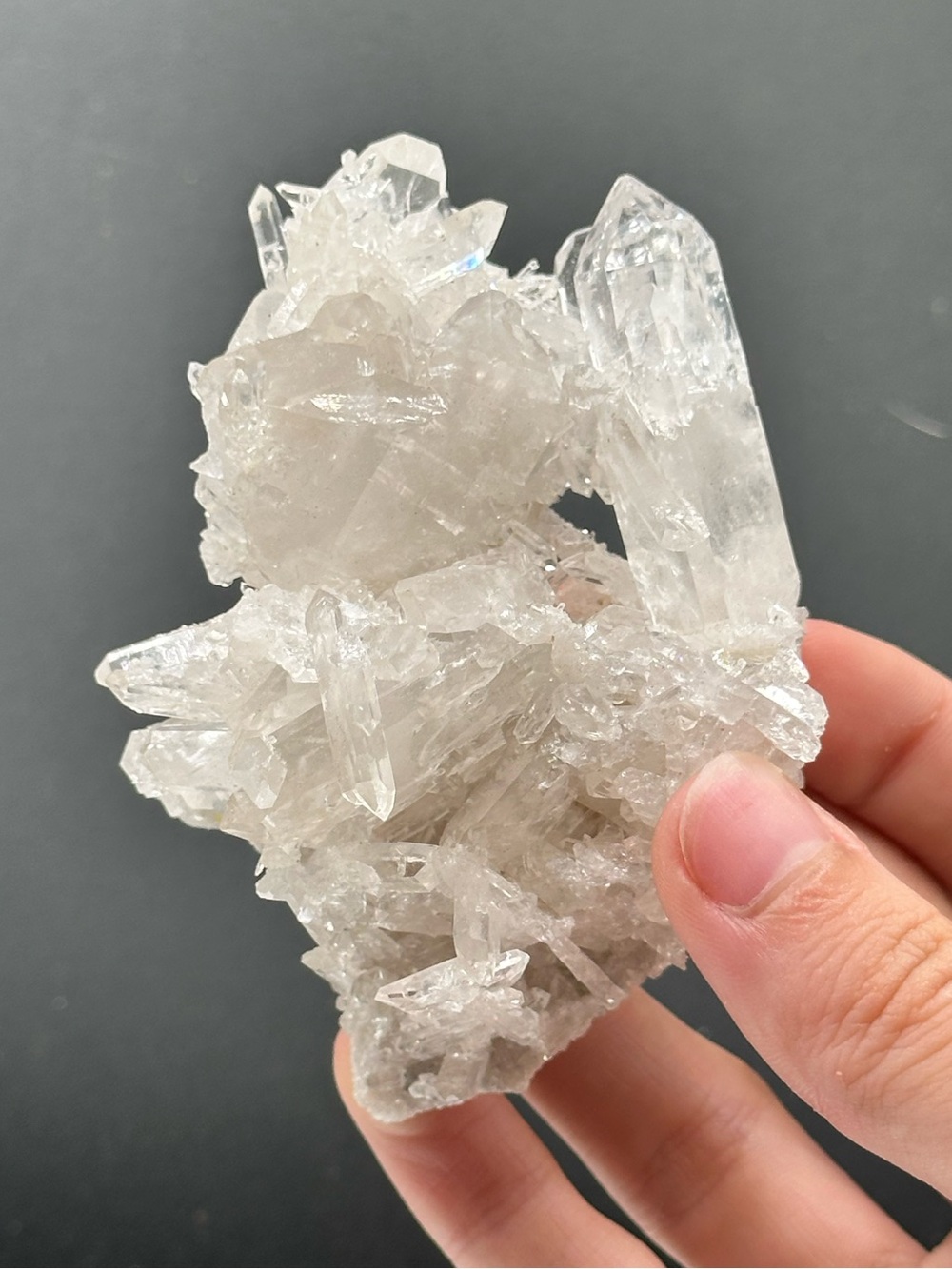 Arkansas Clear Quartz Cluster 🫧🤍🫧 ACQ9